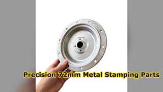 72mm 亜鉛メッキ ラウンド スタンピング部品精密 OEM